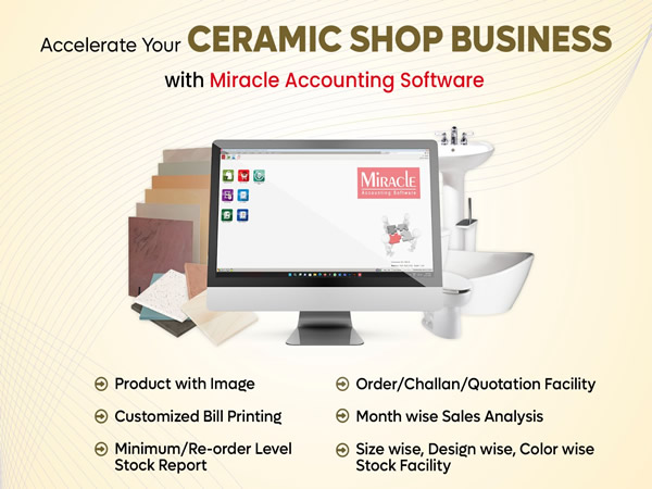 Miracle Software For Ceramic Shop Business
